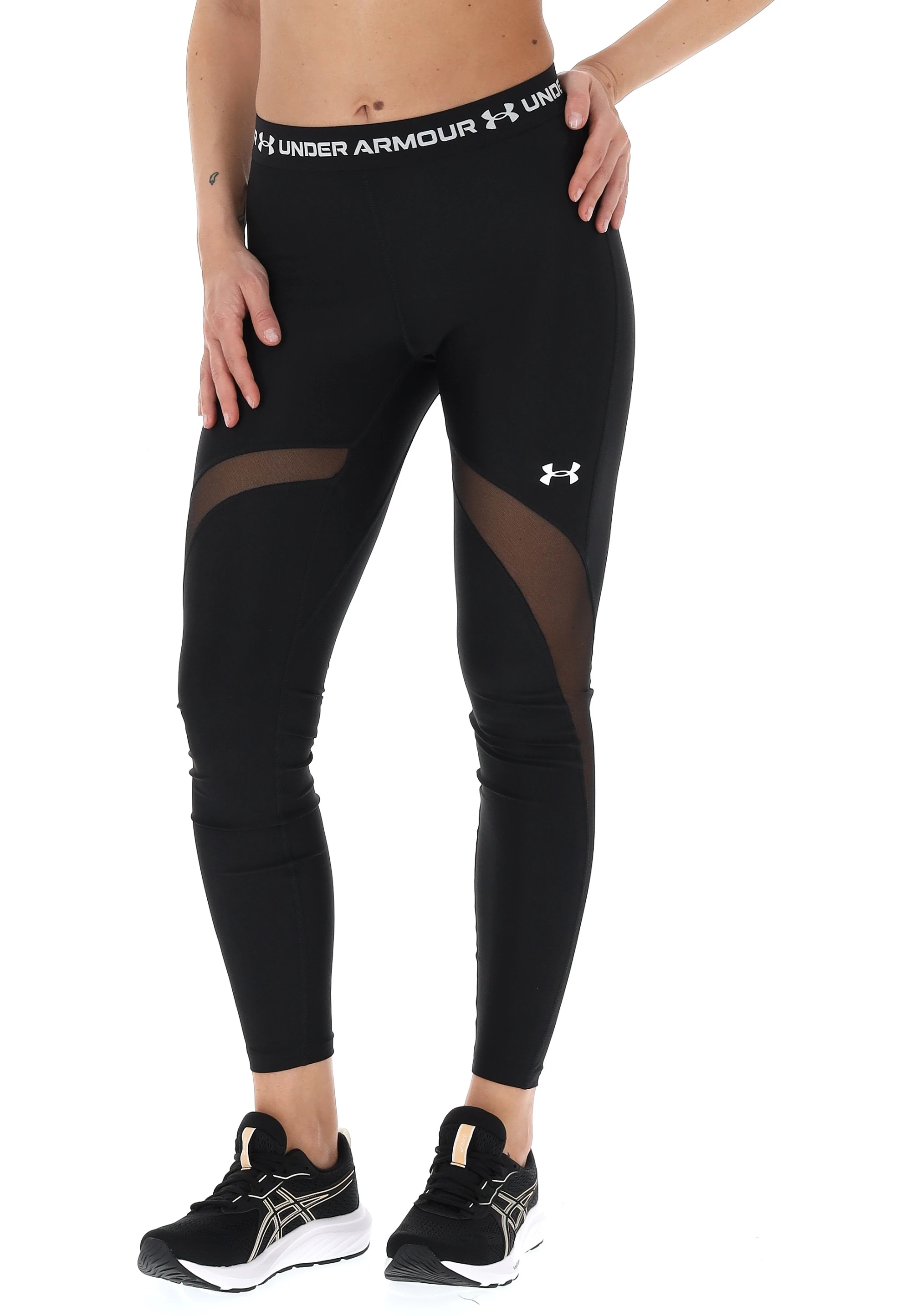 Leggings con inserto in mesh Under Armour